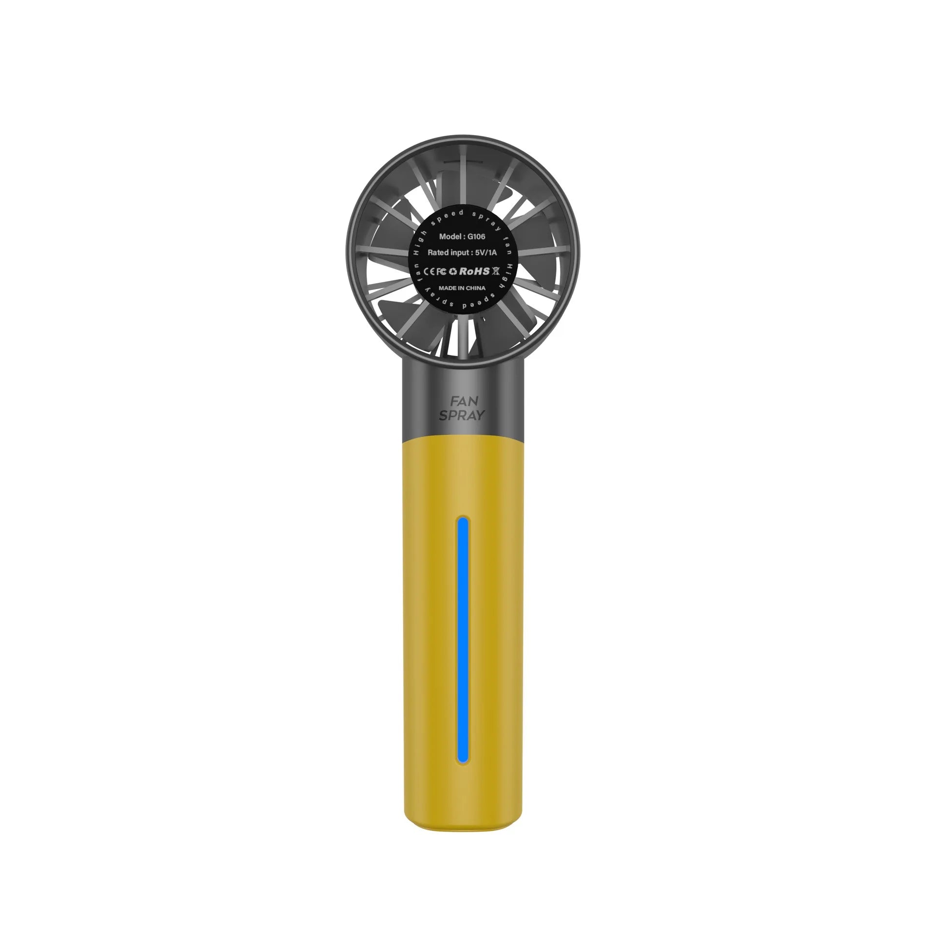 Portable Mist Fan – Handheld Cooling Fan with Water Spray