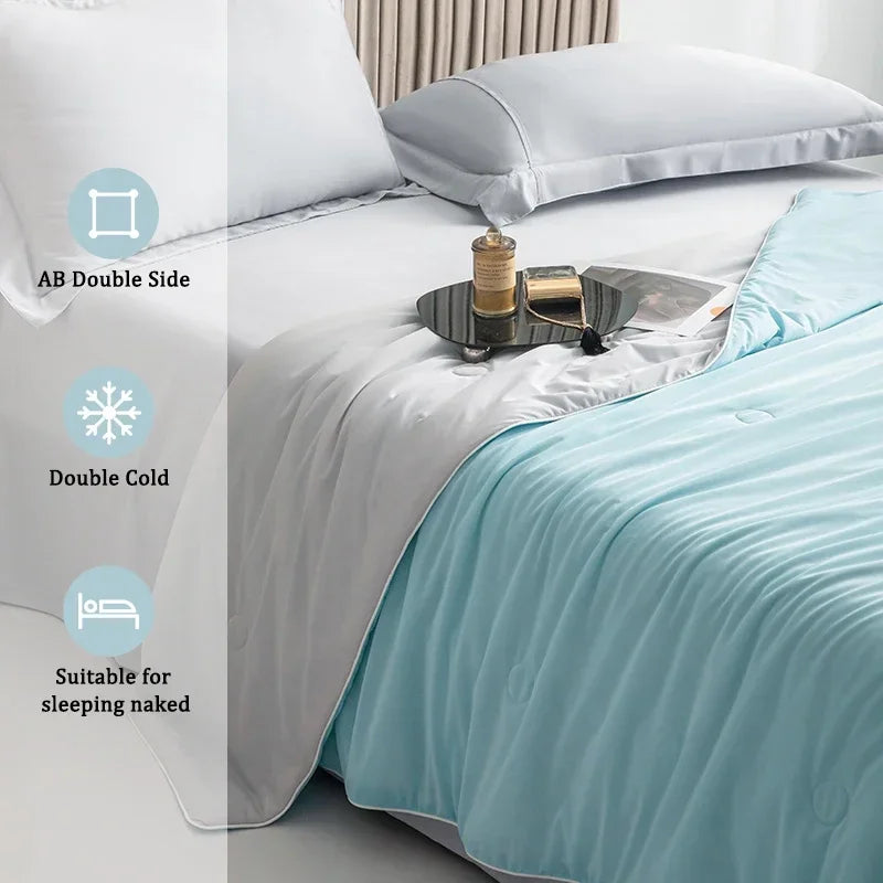 CoolSleep™ Ice Silk Cooling Blanket