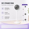 2-in-1 Air Circulator Fan – Floor & Desk | 5 Speeds | USB Powered