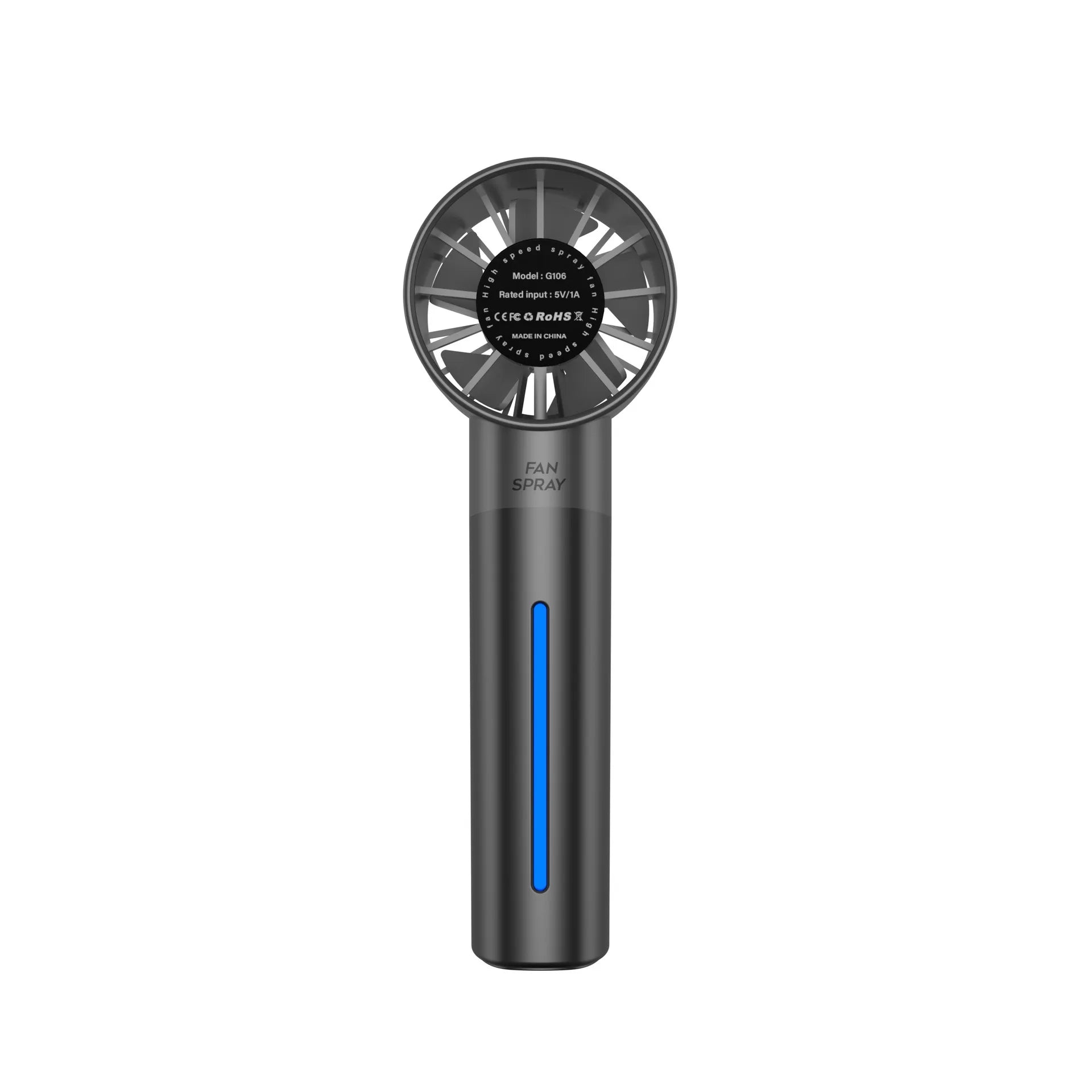Portable Mist Fan – Handheld Cooling Fan with Water Spray