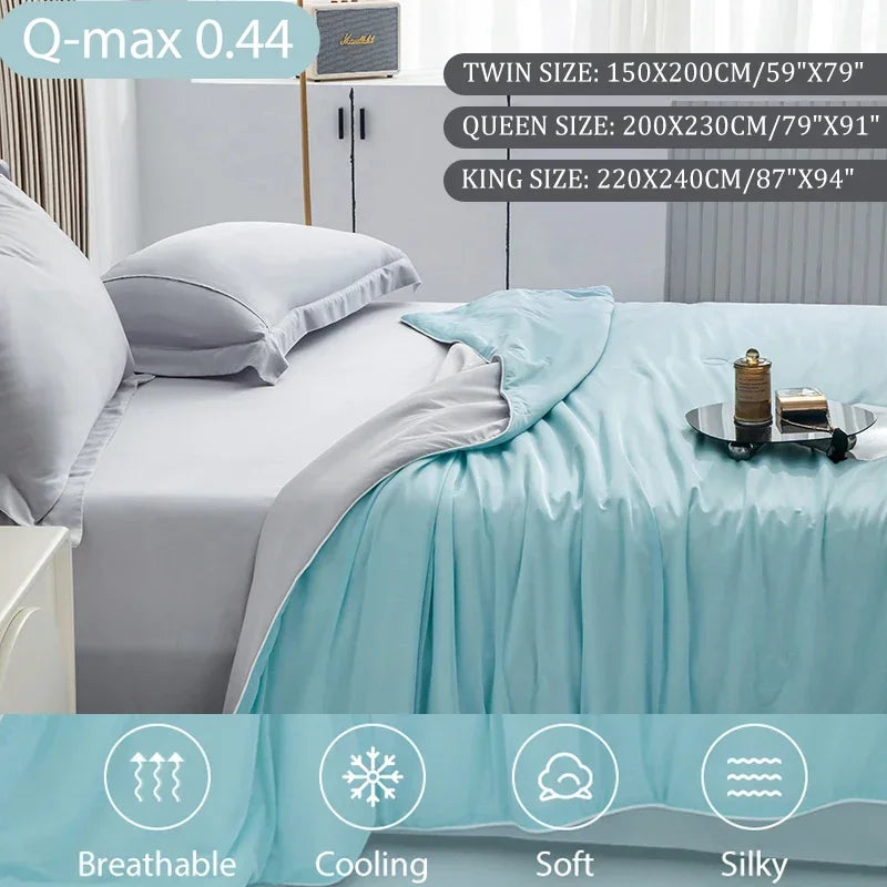 CoolSleep™ Ice Silk Cooling Blanket